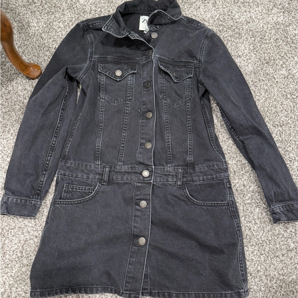 Black Denim Zara Dress